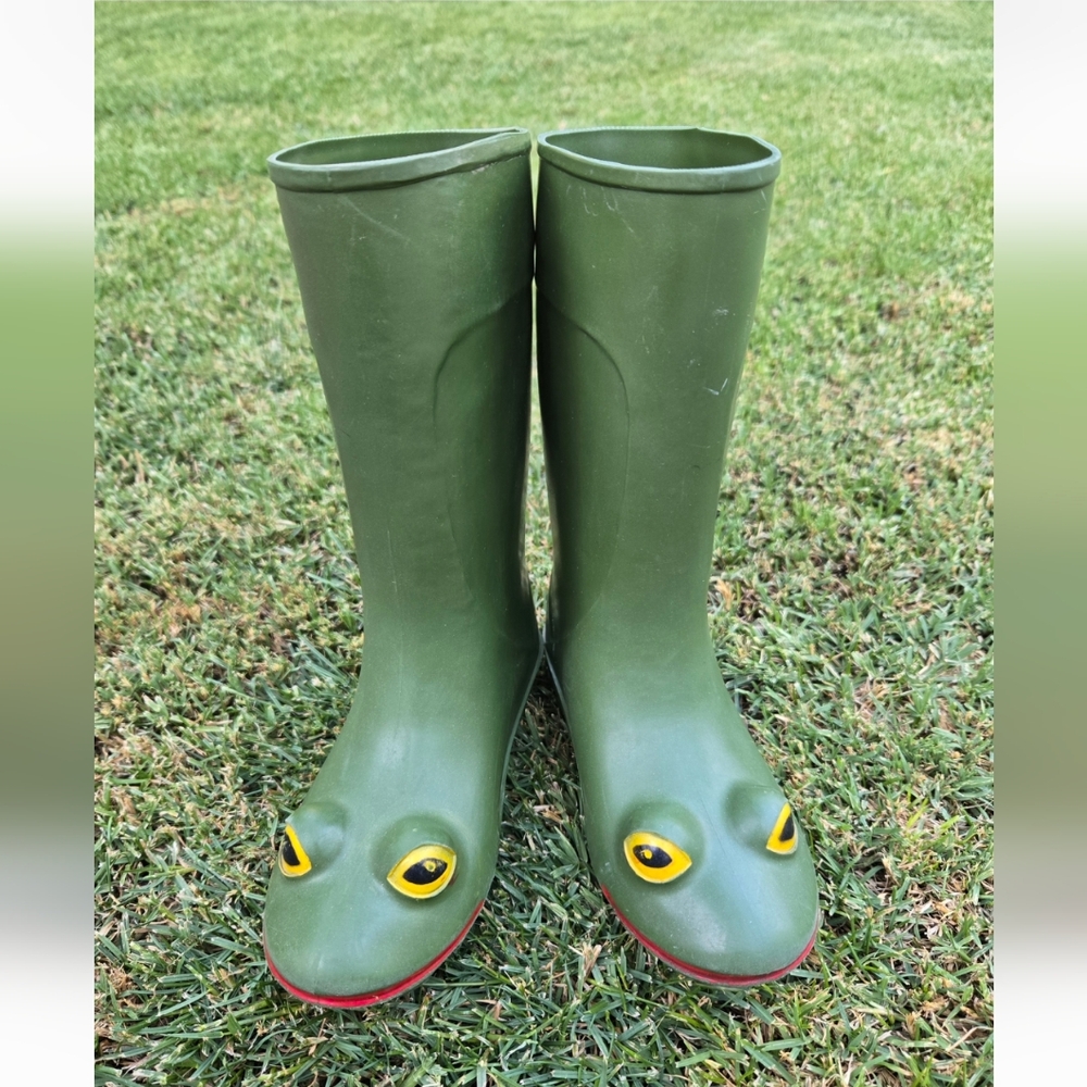 Wellipets Vintage Kids Frog Boots Size 10 Toddler-Ribbit🐸